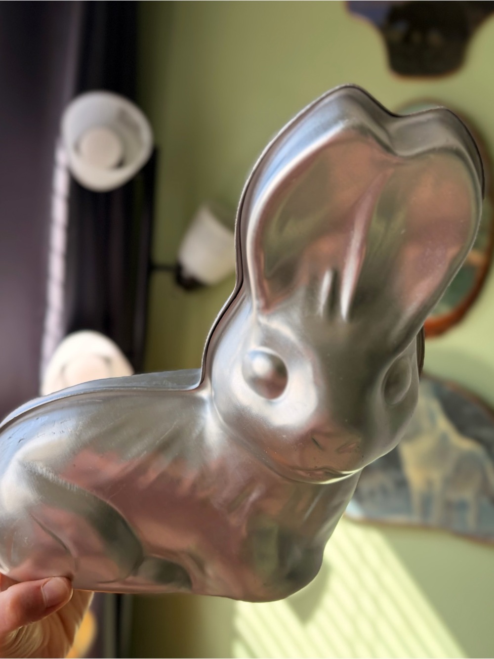 Metal Kitchen Bunny Cake Mold Bakeware by Wilton 1974 - Picture 5 of 8